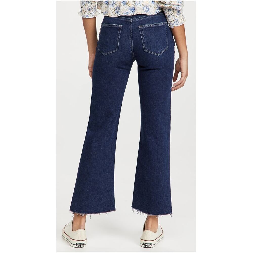PAIGE DENIM NWT Leenah Wide Leg Ankle Jean in Gracie Lou // 00 - Picture 2 of 13